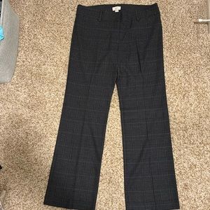 Like New- Loft, size 12 Dress Pants.  Navy blue with blue, brown/beige stripes.